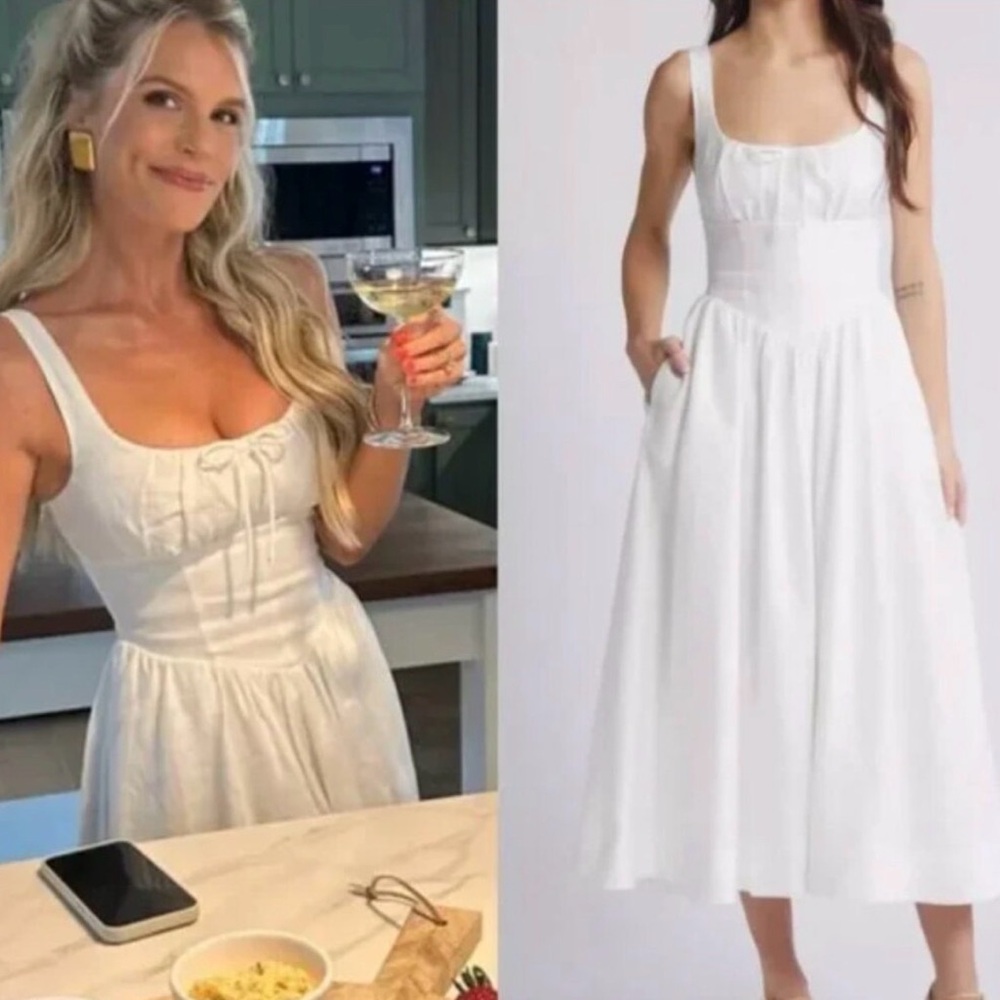 Reformation Balia linen dress size 4